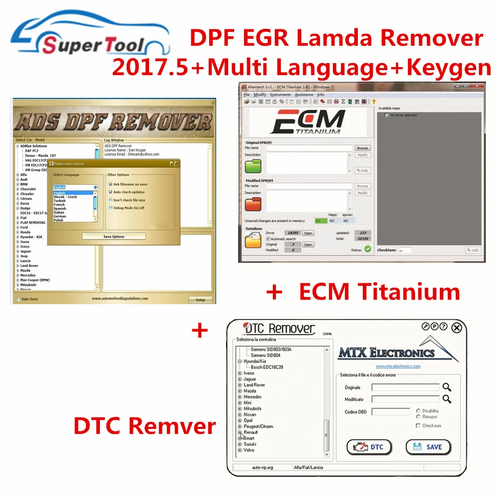 Профессиональный DPF + EGR REMOVER 3 0 Lambda Hotstart Flap полная версия 2017 5 DTC Remover для Kess V2 Ktag Master