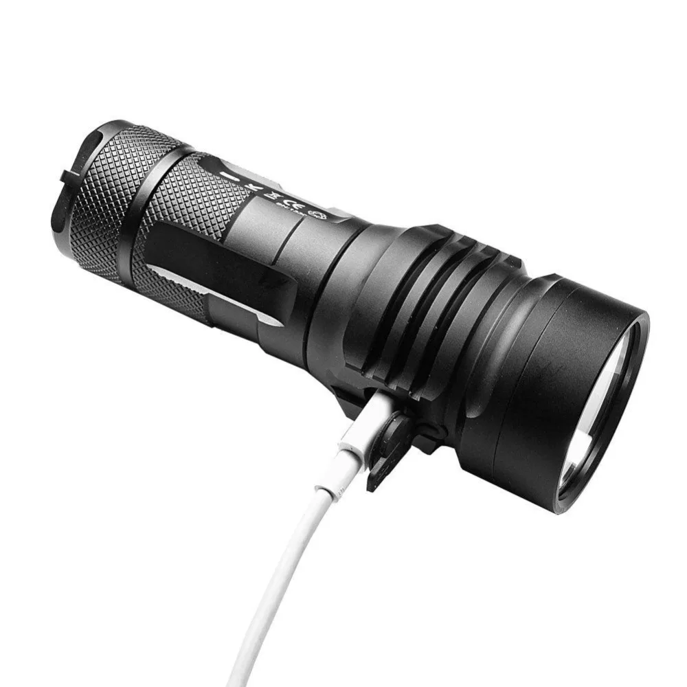 Светодиодный фонарик Manker U23 2000 люмен XHP 35 HD USB Type C 5000 мАч перезаряжаемый 26650|cree