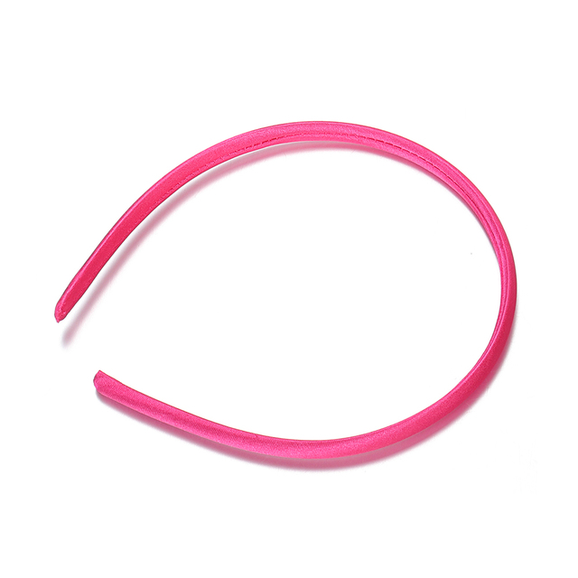 9mm Solid Satin Headband Base Hair Hoop Bands For DIY Kids Girls Hair Jewelry Making Bow Headwear Head Hoop Accessories