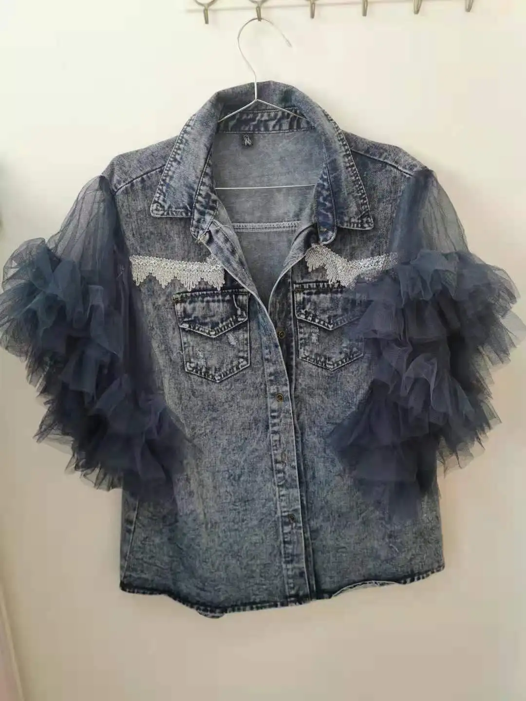 Summer Women's Blouse and Tops Jeans 