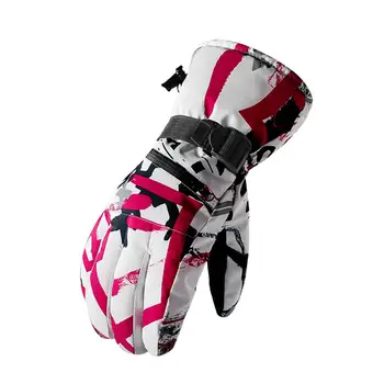 

Men Women Winter Windproof Waterproof Warm Snowboard Thermal Driving Ski Sports Finger Gloves for Skiing Riding
