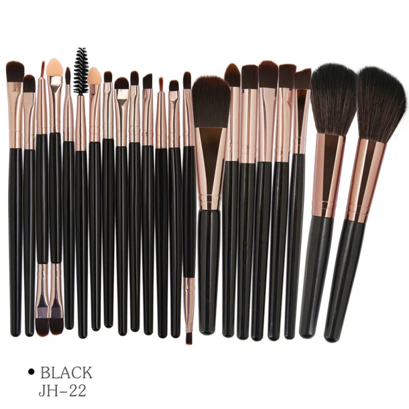 Makeup Brushes Set 22Pcs Pro Professional Shadow Foundation Powder Eyeliner Eyelash Lip Make Up Brush Cosmetic Kits Tools - Handle Color: 05