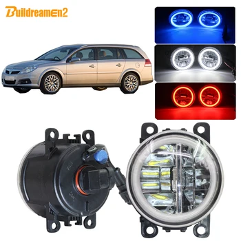 

Buildreamen2 Car Accessories H11 LED Bulb Fog Light Kit 4000LM Angel Eye Daytime Running Light 12V For Opel Vectra C 2003-2008