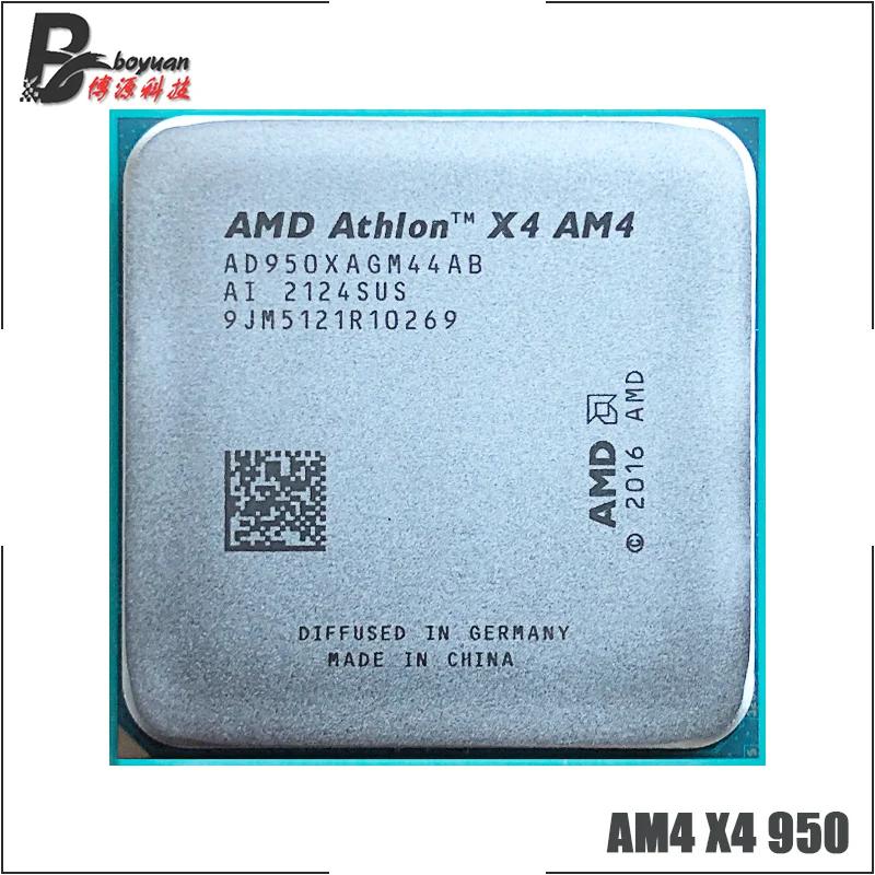 AMD Athlon X4 950 3 5 ГГц четырехъядерный Quad-Thread L2 = 2M 65 Вт AD950XAGM44AB разъем AM4 | Компьютеры и