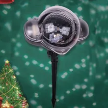 Снегопад светодиодный свет снежинка проектор лампа водонепроницаемый открытый пейзаж газон лампа Рождество праздник украшения прожектор