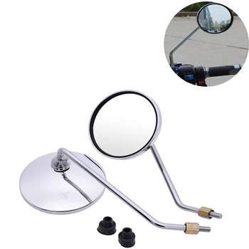 

Universal Motorcycle Mirrors Round Mirror 8mm 10mm motorcycle accessories For Honda CBR600 F2 F3 F4 F4i cbr 600 f3 f4i f4 f2