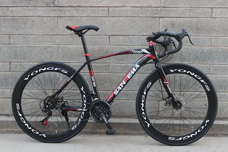 26-inch 60-knife Bend Bicycle Men and Women Road Race City Mountain Bike Variable Speed Dead Fly Double Disc Brake