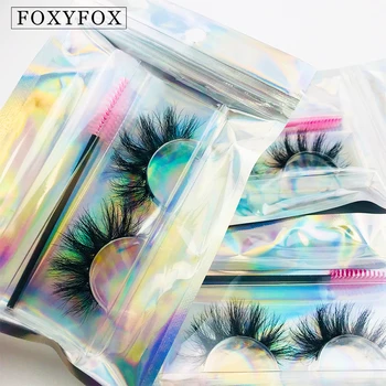 

Foxyfox Custom Lash Box Mink Eyelashes Fluffy Messy 3D False Eyelashes Dramatic Long Natural Lashes Wholesale Makeup Mink Lashes