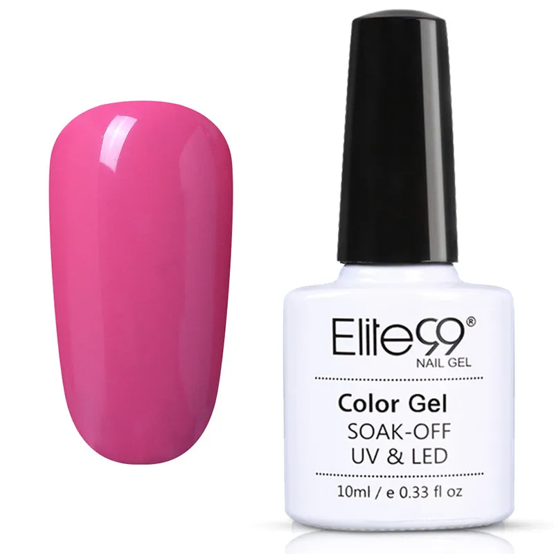 Elite99 Alcoholic Removal One Step Gel 10ml One Step UV Gel Varnish 3 in 1 Nail Polish LED Soak off Hybrid Long Last Gel Lacquer - Цвет: 0060