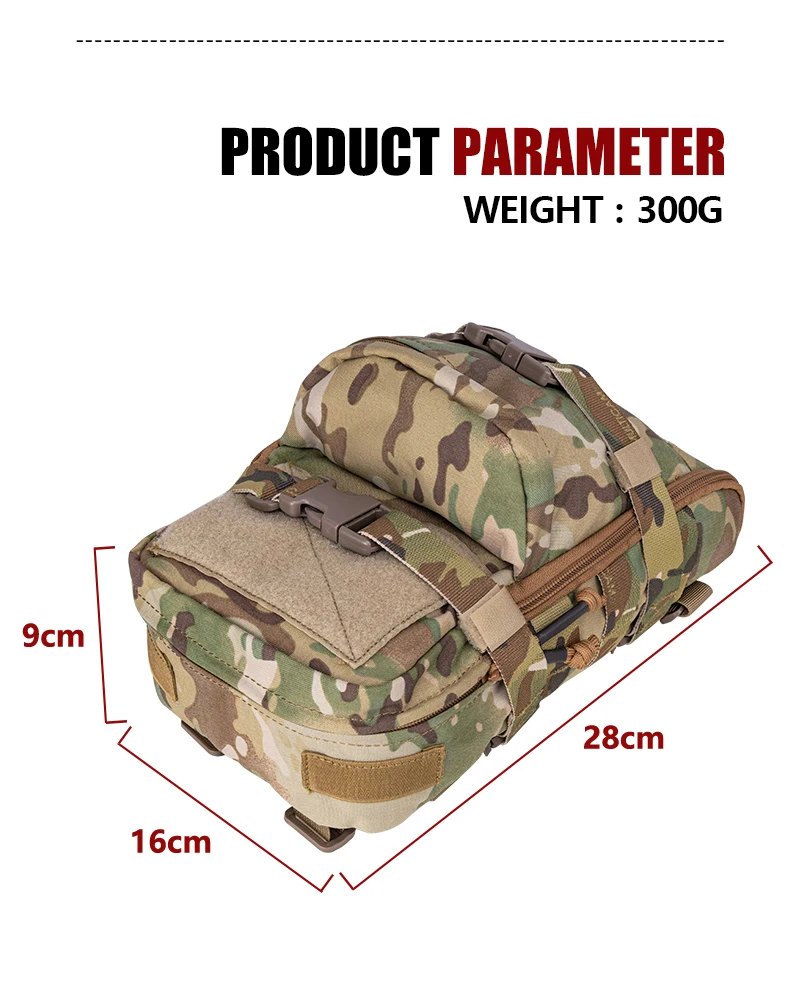 IDOGEAR гидратация пакет гидратации рюкзак штурмовой Molle Чехол Мини Тактический Военный Открытый спорт воды сумки 3530