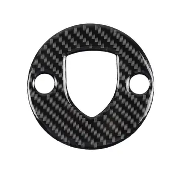 

3D sticker decoration emblem carbon fiber steering wheel car style accessories for Porsche Macan Panamera