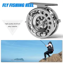 

Fly Fishing Wheel Reels CNC Machine Cut Large Arbor Die Casting Aluminum Fly Reel 50 60mm Gear ratio 1:1 Fishing Tackle Right H