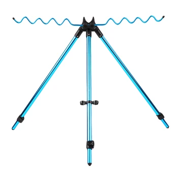 

Portable Telescopic Adjustable Fishing Rods Tripod Stand Aluminum Alloy Fishing Pole Rod Holder Bracket Mount