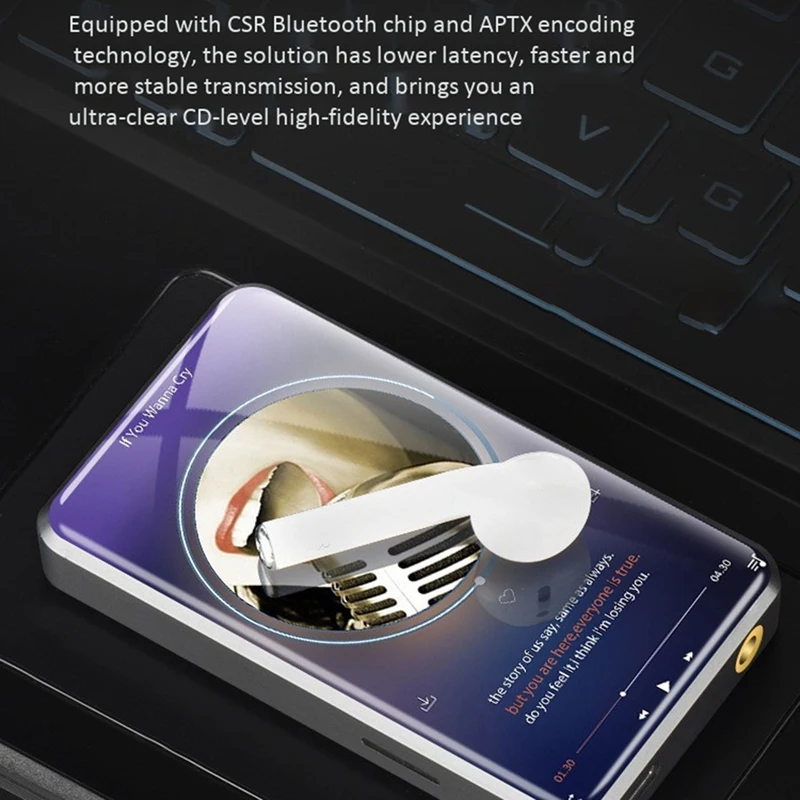 Music Player 3.0-Inch Bluetooth Press Full-Sn