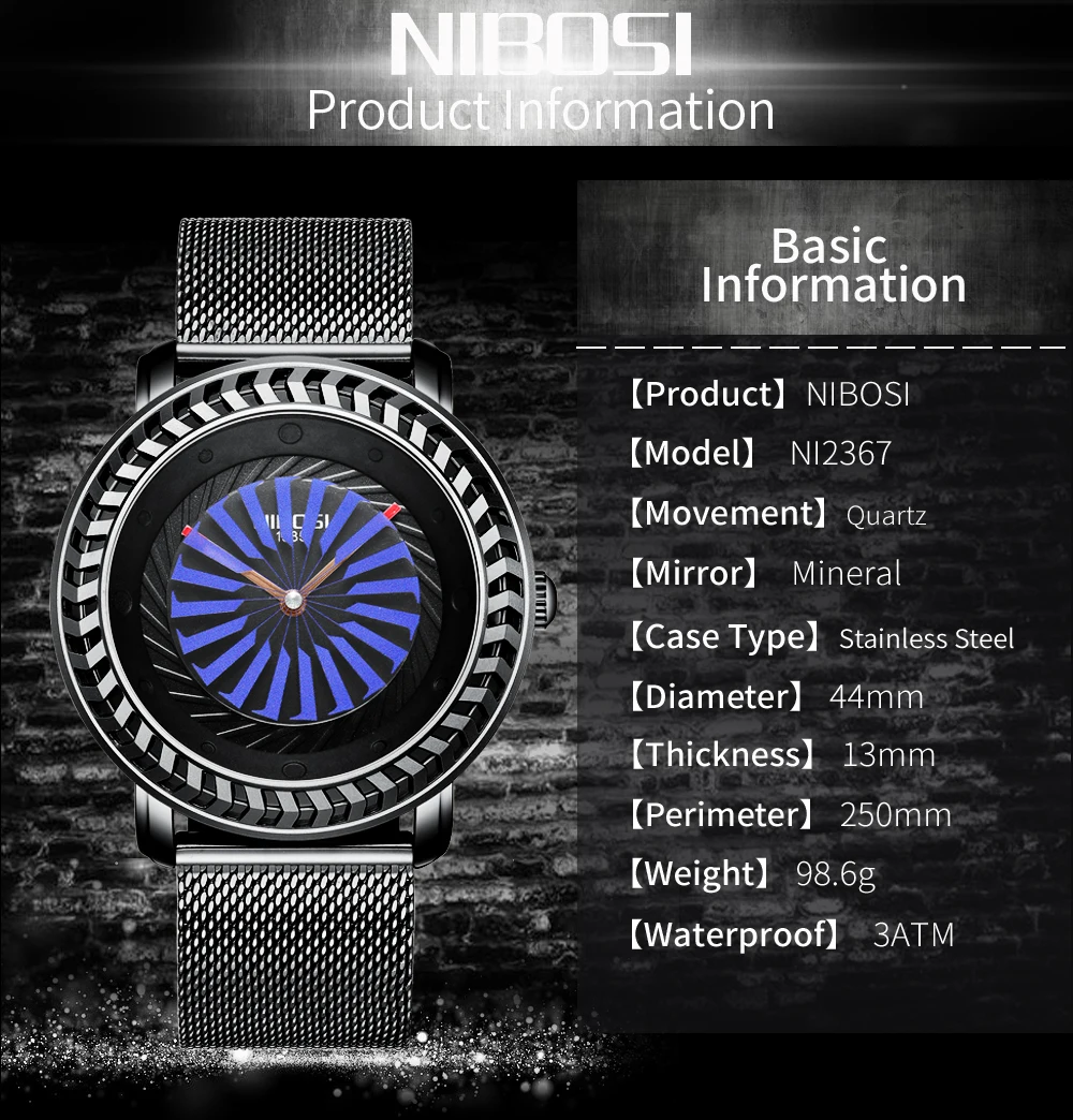 NIBOSI часы мужские роскошные Брендовые мужские часы /водонепроницаемые спортивные армейские кварцевые наручные часы для мужчин деловые мужские часы Relogios