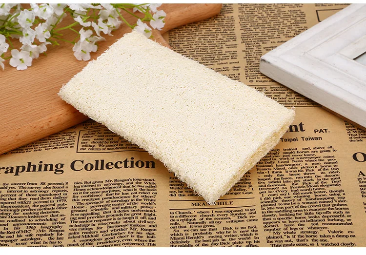 Natural Loofah Bathing Sponge Plant Fiber Flatten Luffa Cross Border Loofah Practical Exfoliating Scrub Luffa Rubbing Towel