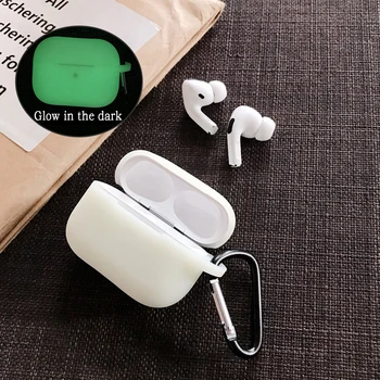 

Vococal Glow in the Dark Case for Apple AirPods Pro 3 Silicone Cover Shell Holder Protector for Airpod Air Pods 3 pro Gadgets