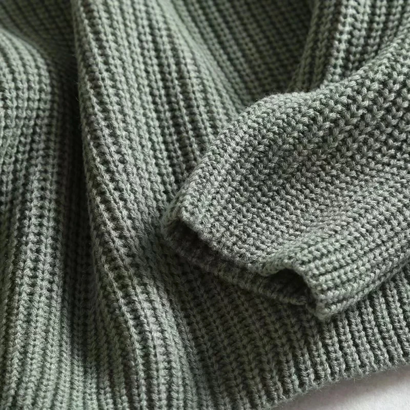 Увядшие зимние свитера для женщин pull femme английский стиль офисные женские простые однотонные свободные свитера больших размеров женские пуловеры Топы
