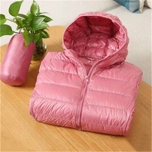 Ультра-светильник 8XL размера плюс тонкий женский пуховик Осень Зима Тонкий с капюшоном Теплый белый утиный пух пальто женская верхняя одежда