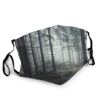 

Through The Trees Men Women Non-Disposable Face Mask Anti Haze Dustproof Mask Protection Cover Respirator Mouth Muffle