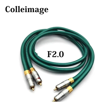 

Colleimage High Quality 1Pair cable rca Ortofon 8N OCC RCA To RCA Audio Cable / DIY HIFI RCA Cable