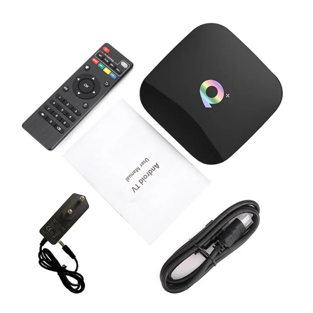 Superview Q-BOX Q+ Q Plus 4 Гб Amlogic Android 9,0 wifi Smart tv BOX высокой четкости смарт-медиаплеер