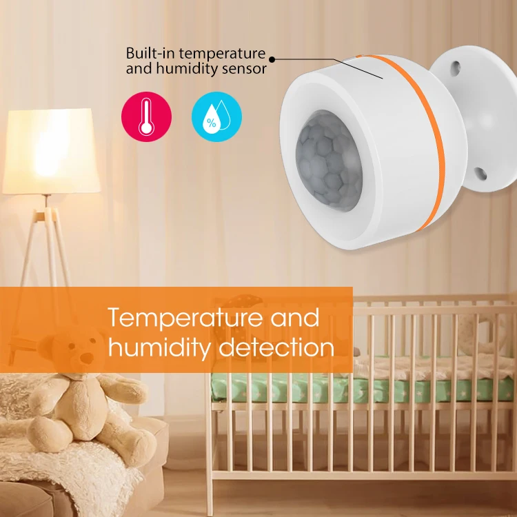 Датчик движения Tuya ZigBee 3 0 PIR со встроенным аккумулятором 5 В 1 А USB|Сенсор и