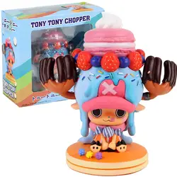 Аниме one piece Тони Чоппер Candy экшн фигурка Brinquedos one piece 15th Фигурки Коллекционная модель игрушки