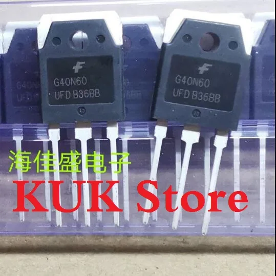 

Original 100% NEW G40N60 UFD G40N60UFD SGH40N60UFD SGH40N60UFDTU IGBT 40A 600V TO-3P 20PCS/LOT