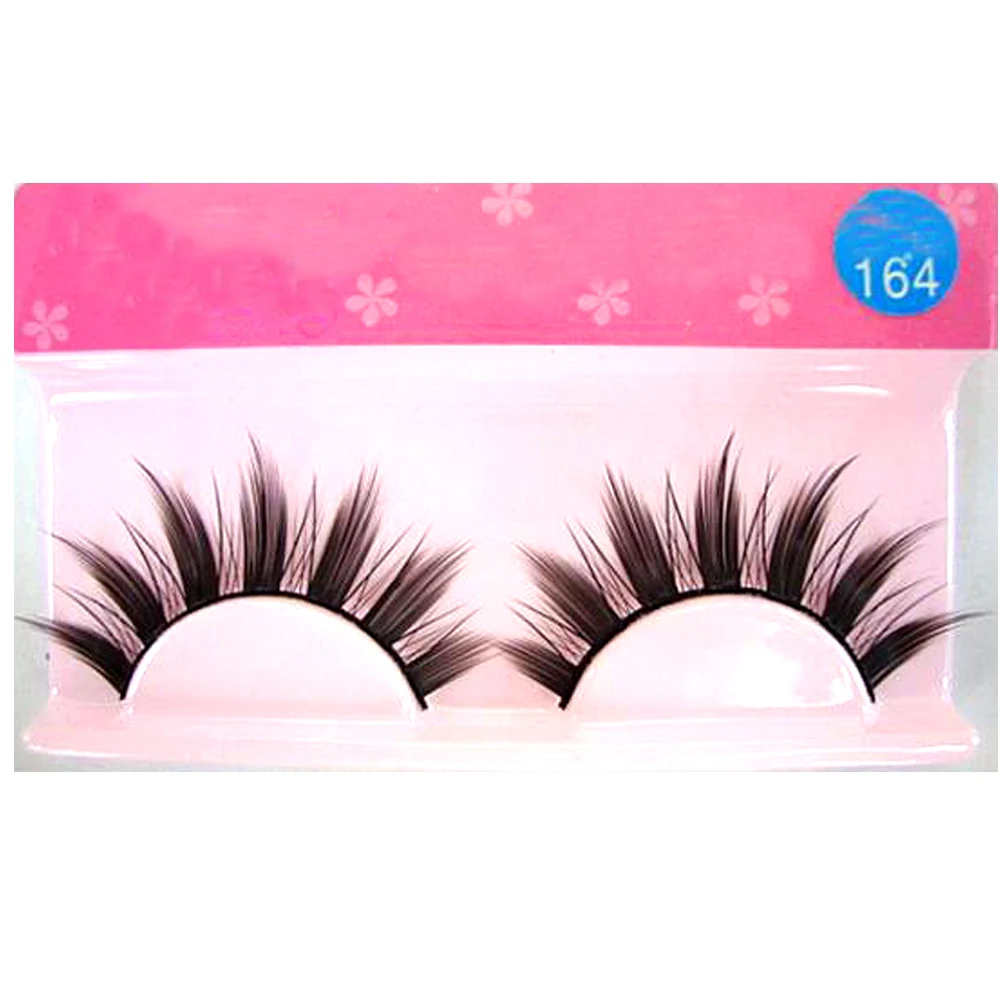 LODO Natural Long Cosplay Makeup Cross Strip False Eyelashes Black Eye Lashes 1pair -Zentai shop online He5efb98f011546878d92be314249b8b10.jpg
