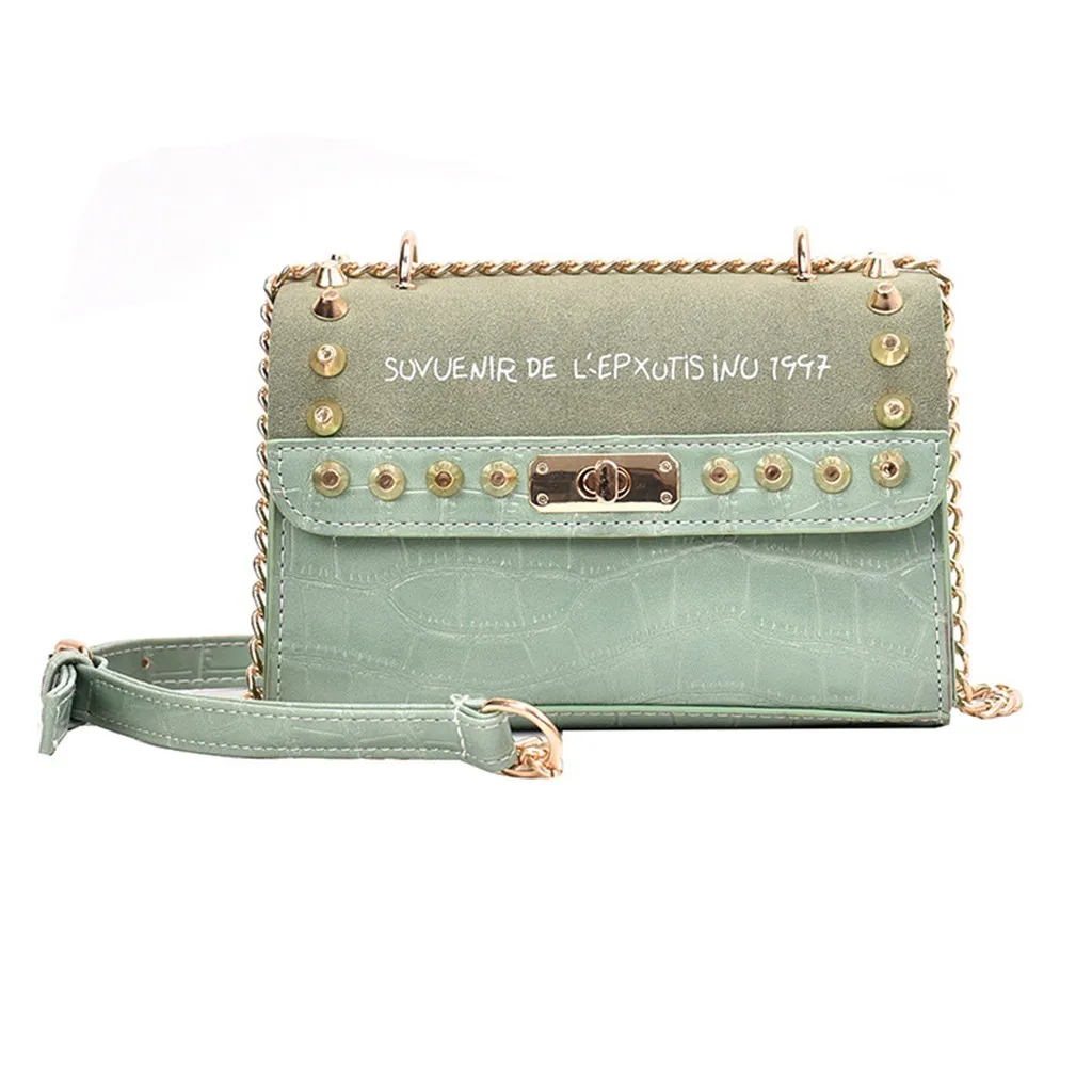 Сумки через плечо для женщин Bolsos Mujer De Marca Famosa новая сумка на плечо женская модная маленькая сумка матовая сумка-мессенджер с цепочкой