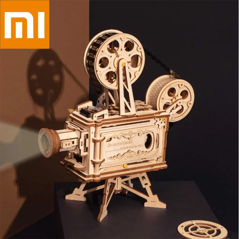 Xiaomi ROKR винтажный ручной DIY проектор рождественские креативные подарки 183 шт. 3D