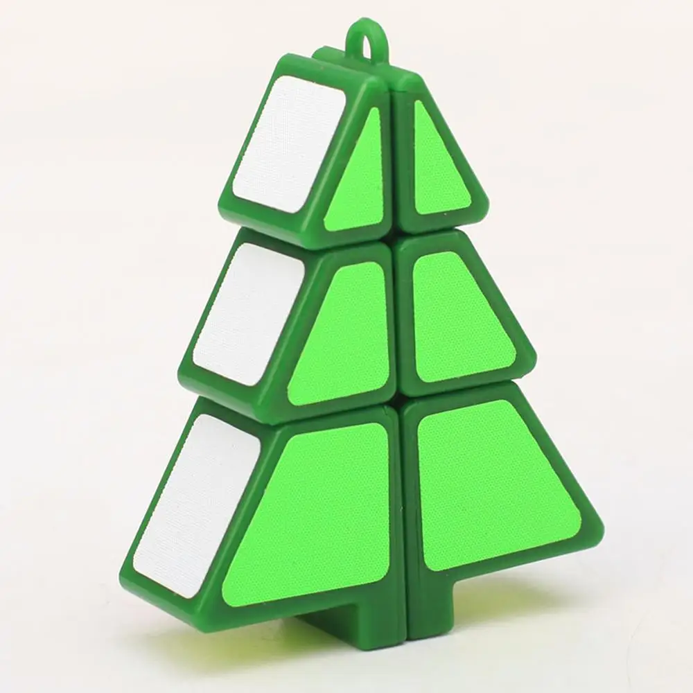 

2019 New Arrive Zcube Christmas Tree Shape Magic Cube Puzzle Toy Christmas Gift