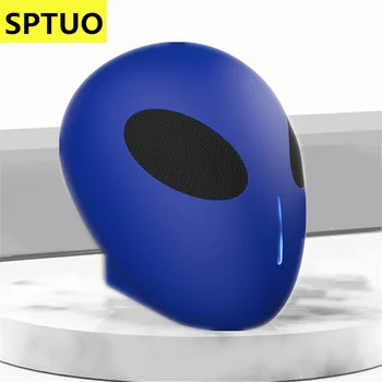 

Creative Alien Bluetooth Speaker ET Head Wireless Speaker Skull Portable FM Radia TF Music Player Speaker USB Music Playing Gift