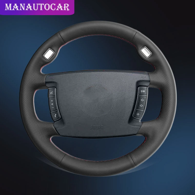 Автомобильная Оплетка на руль для BMW E65 E66 2001 2008 (4 спицы) сшитые вручную внутренние