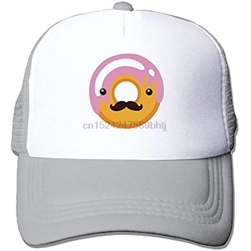 Пончик монета мультфильм сетки Дальнобойщик Caps_Hats Регулируемый для унисекс черный