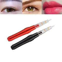 New 2-Colors Electric Microblading Tattoo Machine Pen Fog Eyebrows Floating Lip Line Semi-Permanent Makeup Tool US Plug 100-240V