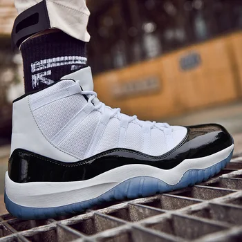 

hightop sneakers shoe 39 white sapatos Sneaker black leisure mens Breathable sneaker sport zapatos fashion Casual slip hot de s