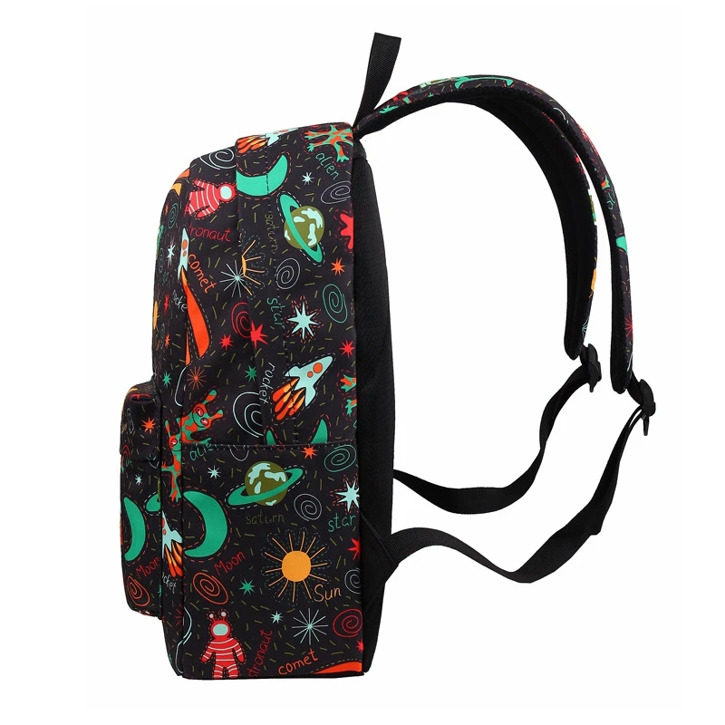 JHD-Школьные сумки, Галактический студенческий рюкзак, унисекс, школьная сумка, дорожный Повседневный Рюкзак