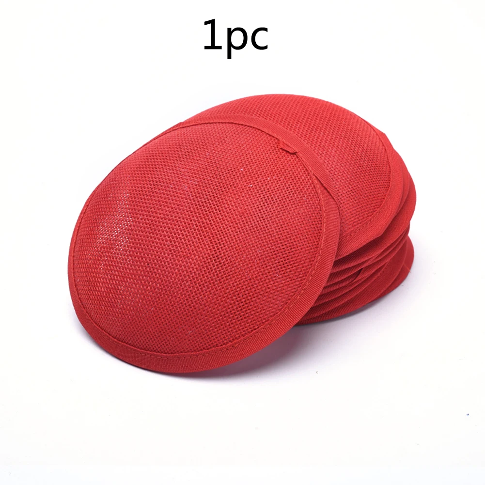 13 см Элегантный мягкий ремесло легкий круглый DIY Millinery для чародейки делая шляпу базовый головной убор аксессуары ручной вязки - Цвет: Красный
