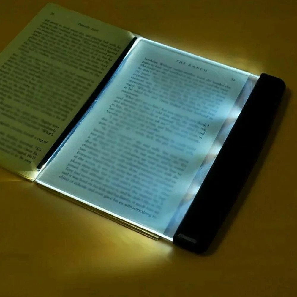 Ночной светильник для чтения в спальню, Креативный светодиодный светильник для книг, портативная Автомобильная панель для путешествий, светодиодный настольный светильник для детей в помещении