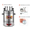 Electric smokeless skewers automatic rotating 10-prong timing barbecue machine 3