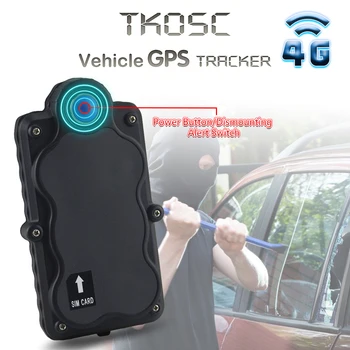 

4G LTE GPS Tracker TK05C With 5000mAh Big Battery Waterproof Magnet Tracking Device Add Dismount Sensor Alert Geo-fence