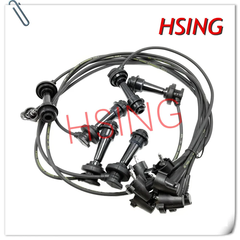 Ignition Cable Spark Plug Wire Set Fits For 1991-2001 Toyota Crown JZS133 JZS141 1JZ 2JZ Part No 90919-21533 90919-21544