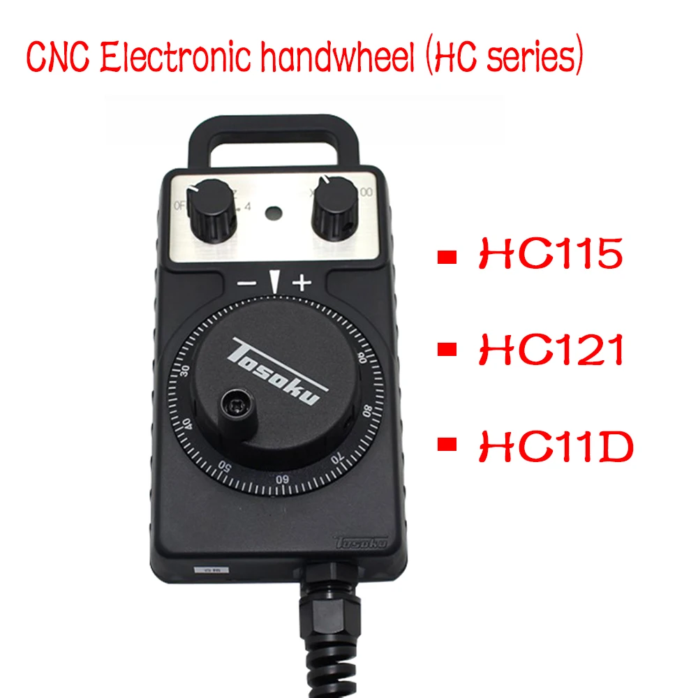 CNC Handwheel Tosoku Electronic HC115 HC121 HC11D For CNC engraving machine hand wheel pulse generator