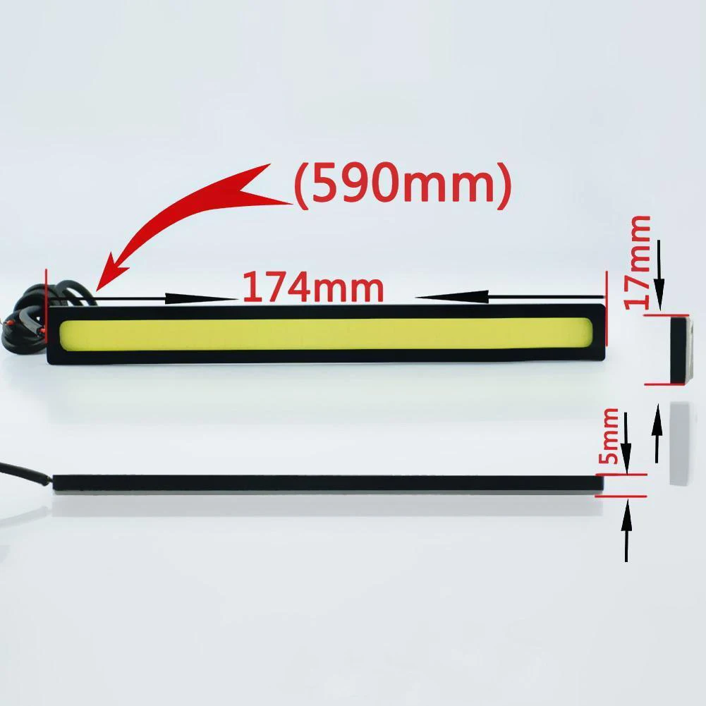 

2pcs Car Driving Lights LED Lamp Illumination angle illumination angle DRL Fog Lights