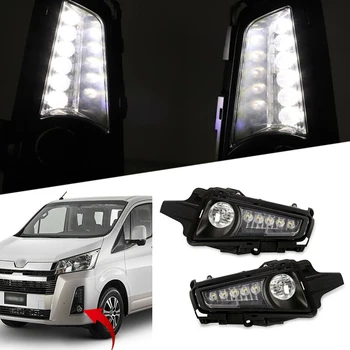 

New 2x DRL Daytime Running Light Fog Lamp Fit for Toyota Hiace Commuter GL H300 2019 2020