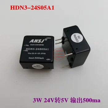 

Power Module 24V to 5V Isolation Voltage Stabilizer Module Power Supply 3W Output 500ma HDN3-24S05A1