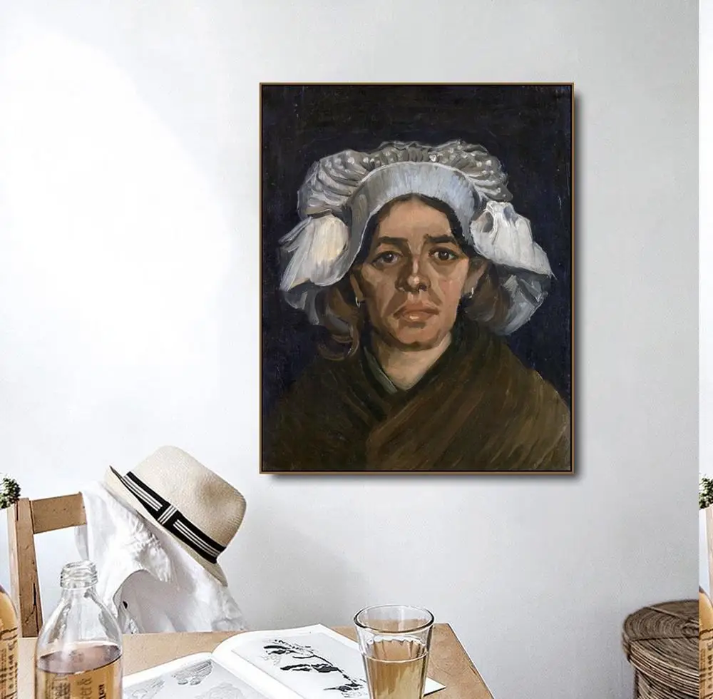 Cassisy Van Gogh Head голова женщины Canvas холст искусство Масляная живопись художественное