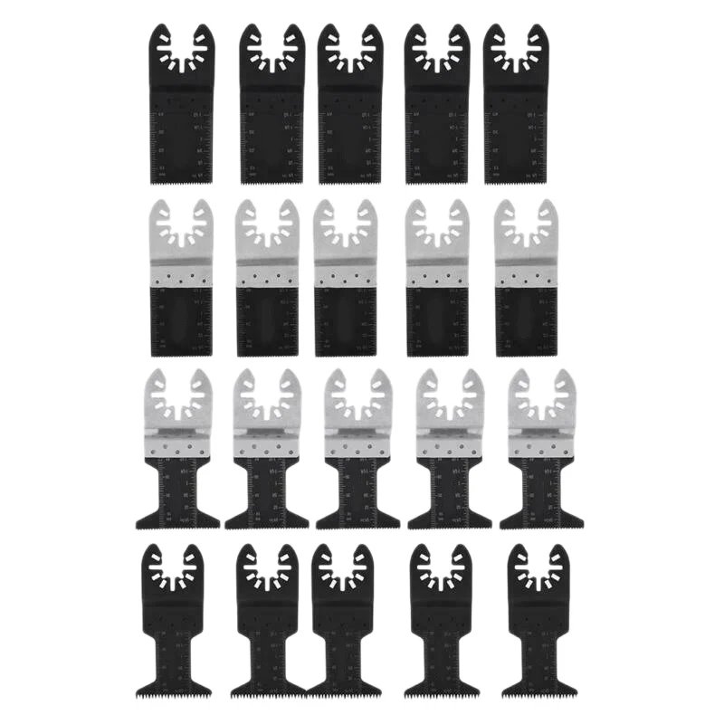 

20Pcs/Set Oscillating Multi Tool Saw Blade for Fein Bosch Multimaster Makita Bosch Cutting Wood Tools for Renovator Power Blades